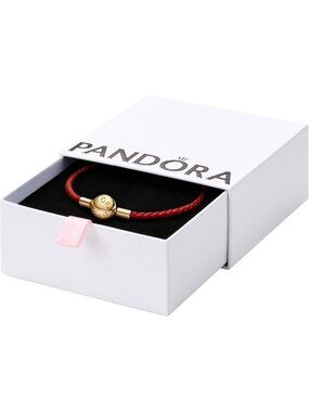 Stylish Red Woven Leather Bracelet - Adjustable, Trendy Fashion Accessory